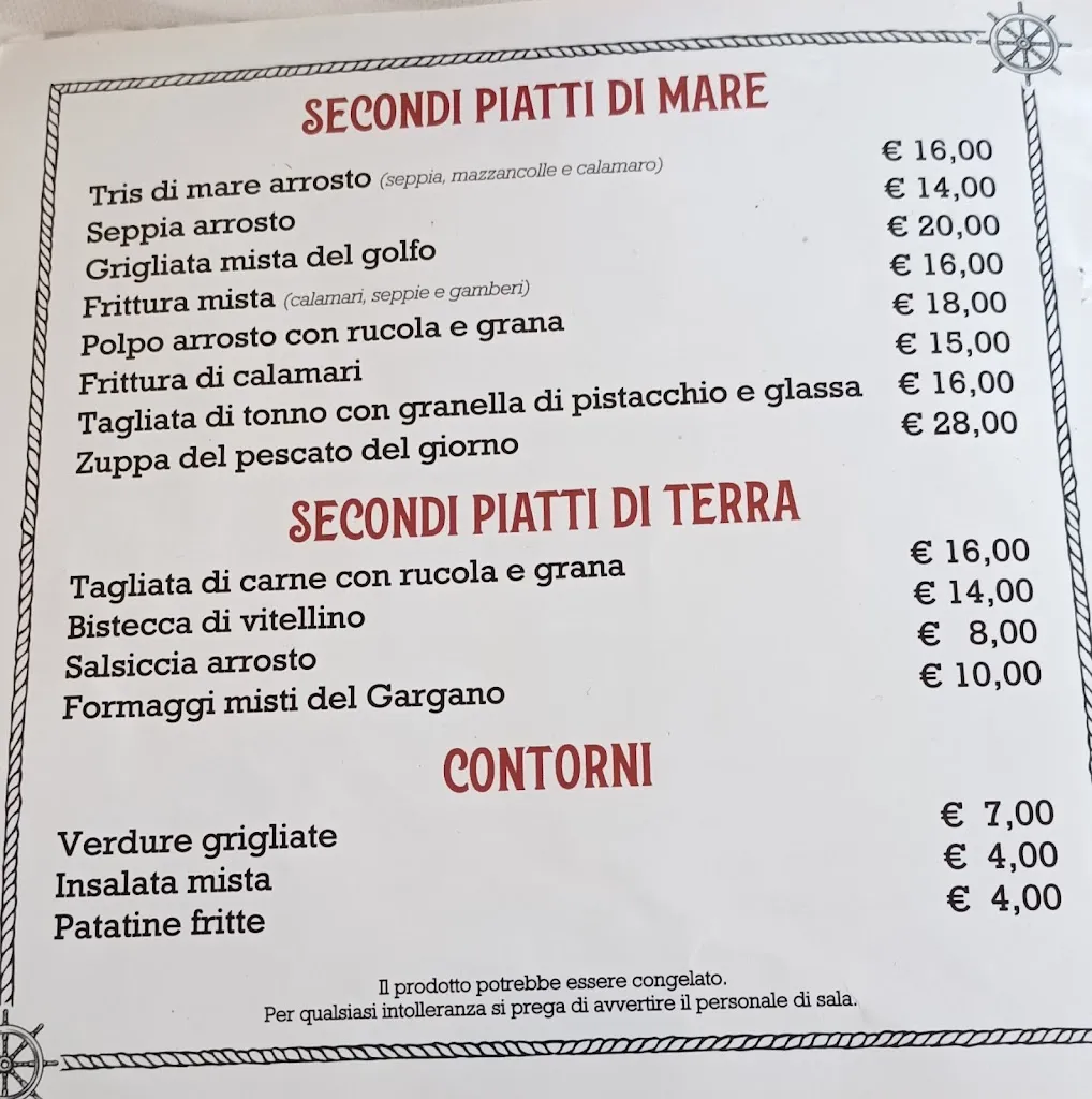 Menu_Coppola Rossa- Dal mare alla tavola da Marco_Manfredonia_image_2