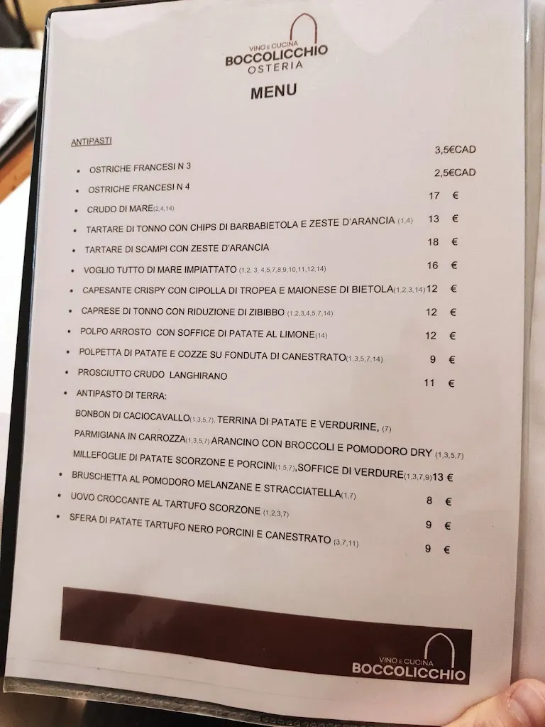 Menu_Osteria Boccolicchio_Manfredonia_image_4