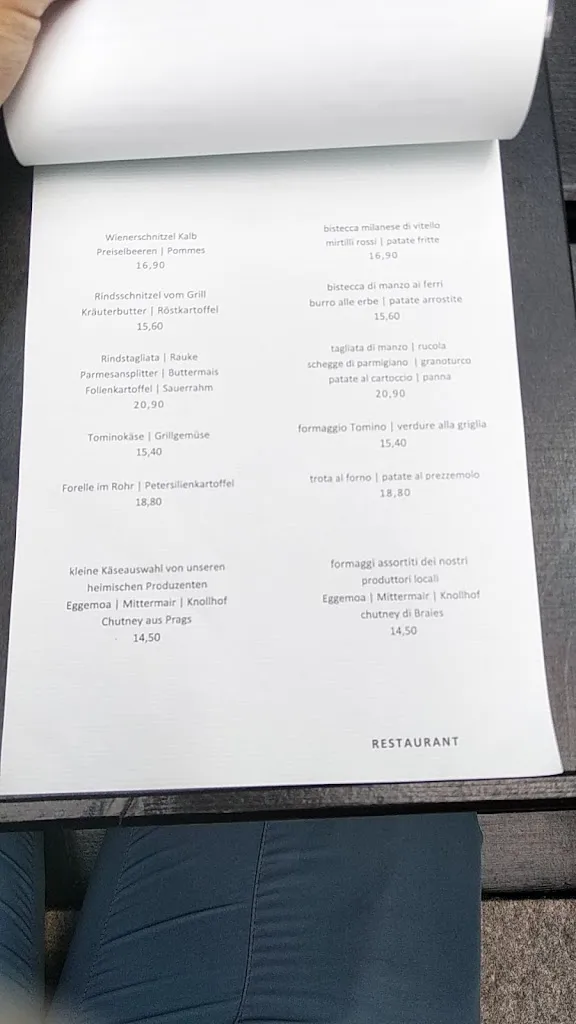 Menu_Meggima am See - Bar Restaurant Pizzeria_Selva dei Molini_image_3