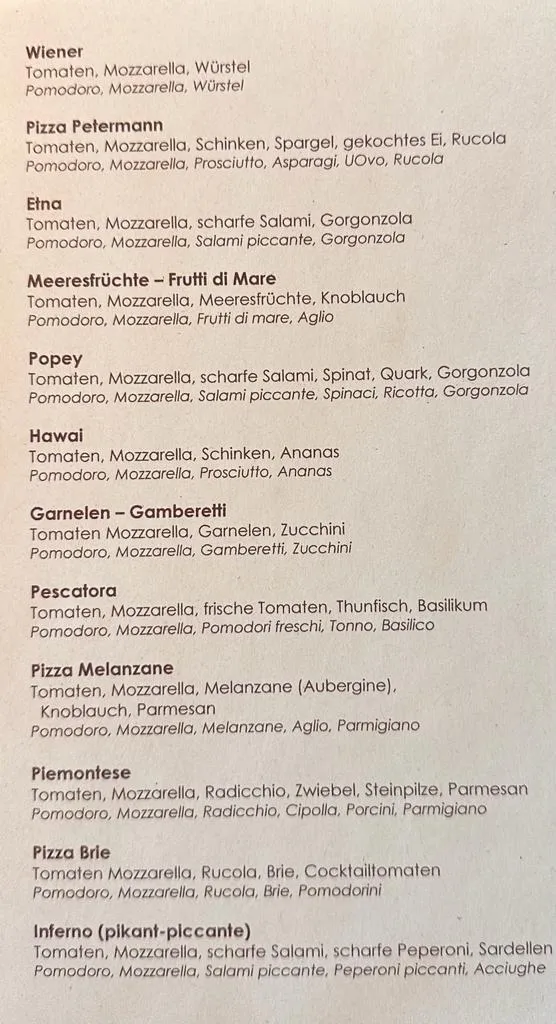 Menü_Restaurant Petermann_Scena - Schenna_Bild_1