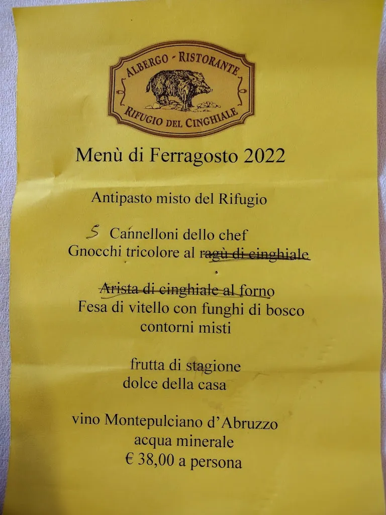 Menu_The Refuge of the Boar_Castiglione Messer Raimondo_image_1