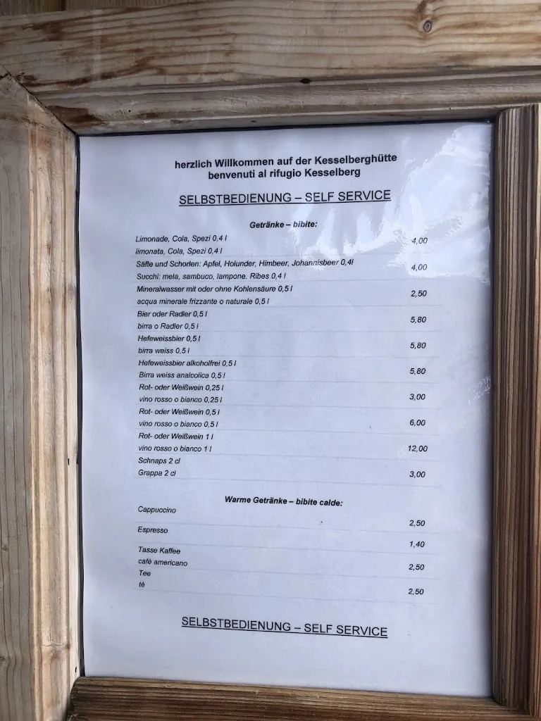 Menü_Kesselberghütte_Sarentino_Bild_2