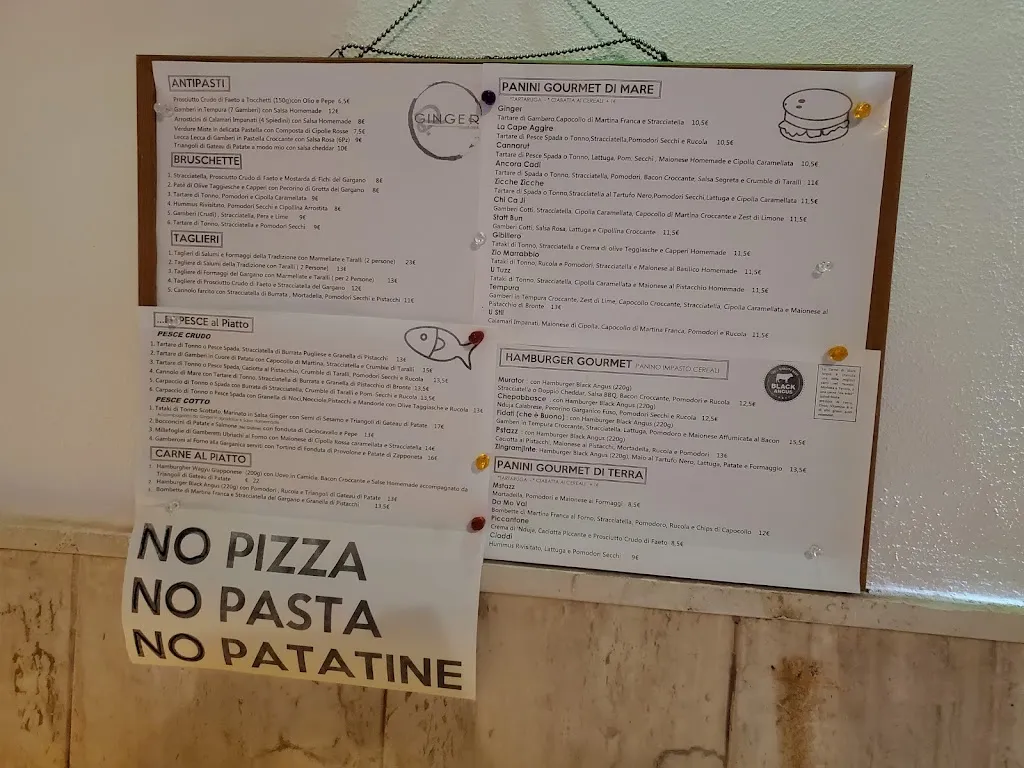 Menu_Ginger food & drink_Manfredonia_image_1