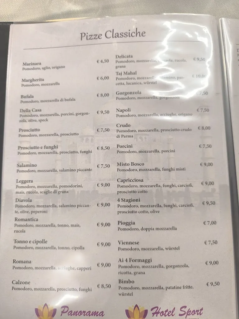Menu_Ristorante Pizzeria Panorama_Taio_image_1