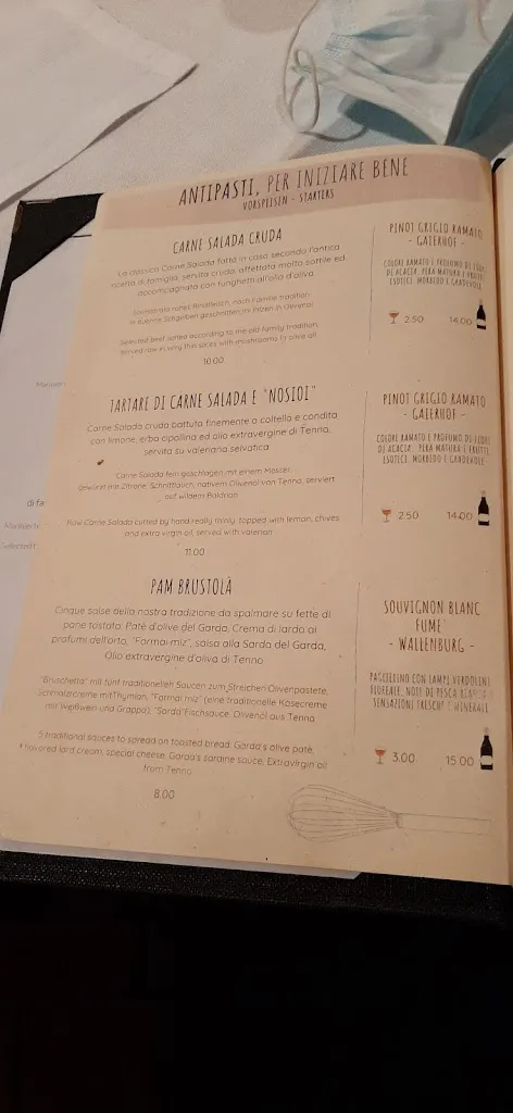 Menu_Ristorante Antica Croce - Carne Salada e piatti tipici - autentica cucina tradizionale di Tenno_Tenno_image_4