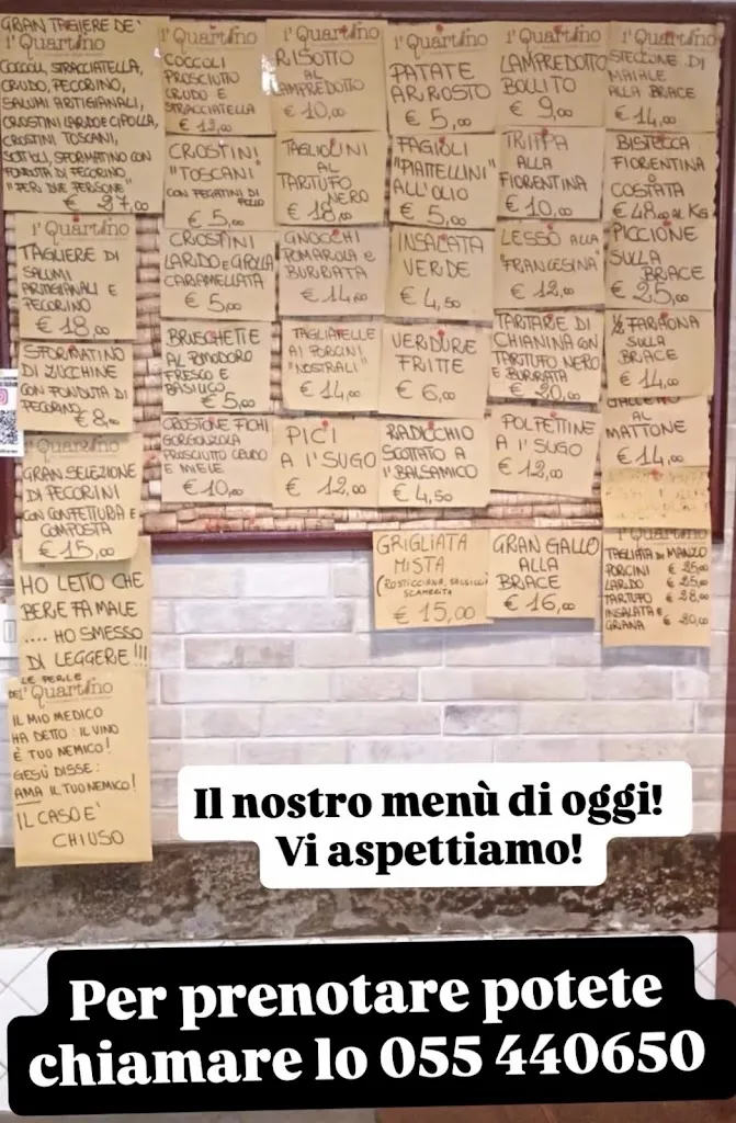 Menu_I' Quartino Osteria_Sesto_image_1