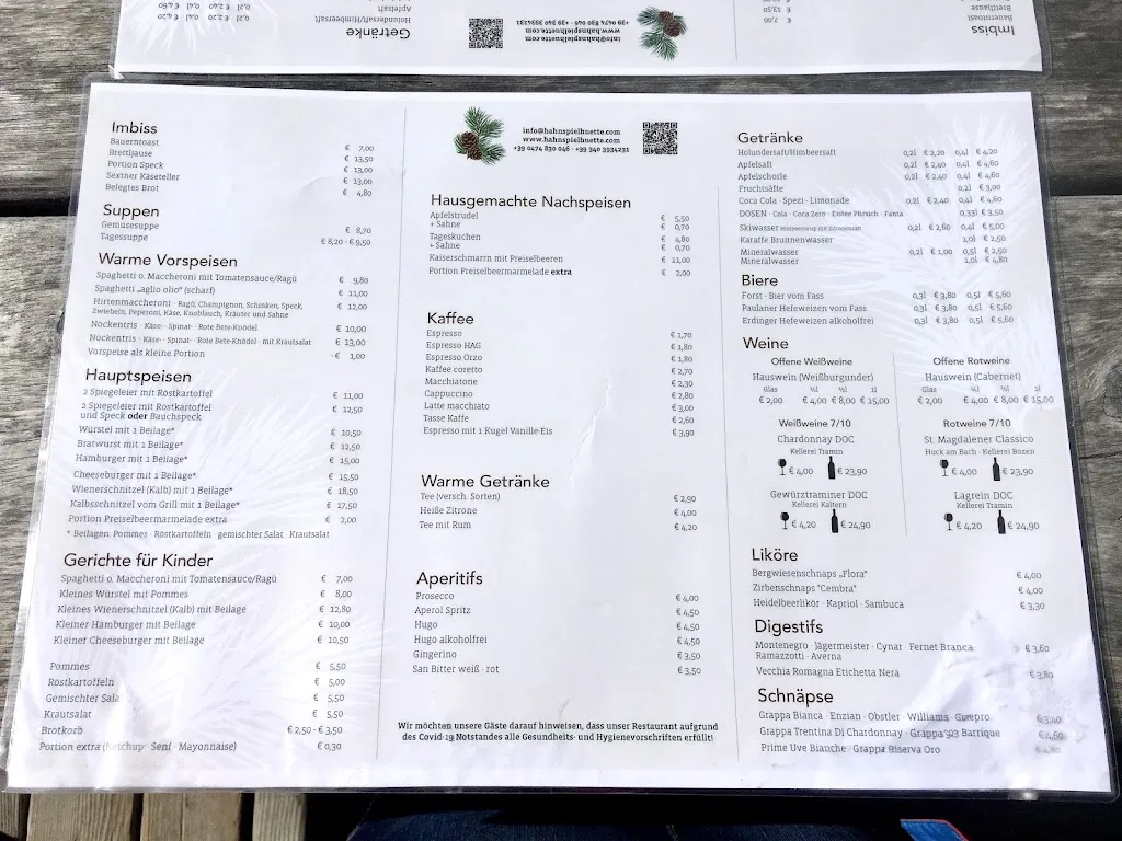 Menu_Hahnspielhütte - Rifugio Gallo Cedrone_Sesto_image_1
