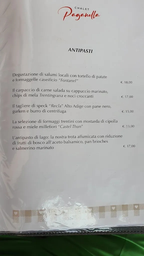 Menu_Chalet Paganella_Terlago_image_2