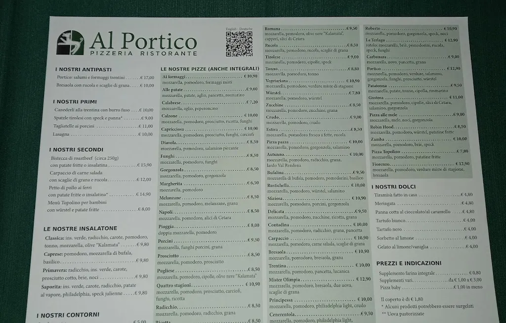 Menu_Pizzeria ristorante 