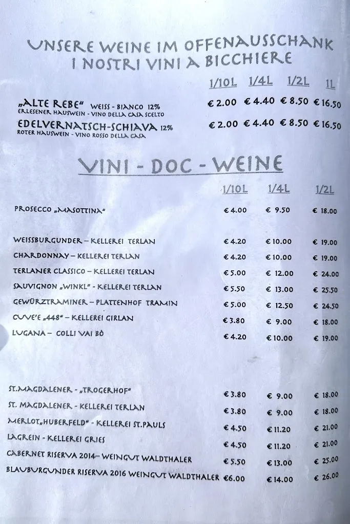 Menu_Restaurant Pizzeria Oberhauser_Terlano_image_2