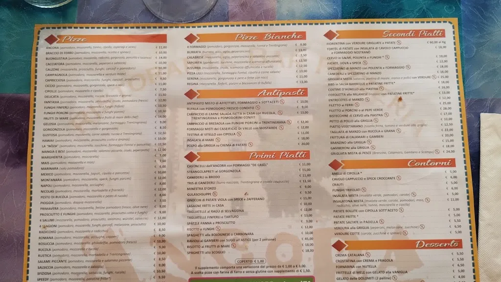 Menu_Ristorante Pizzeria Ancora_Tesero_image_2