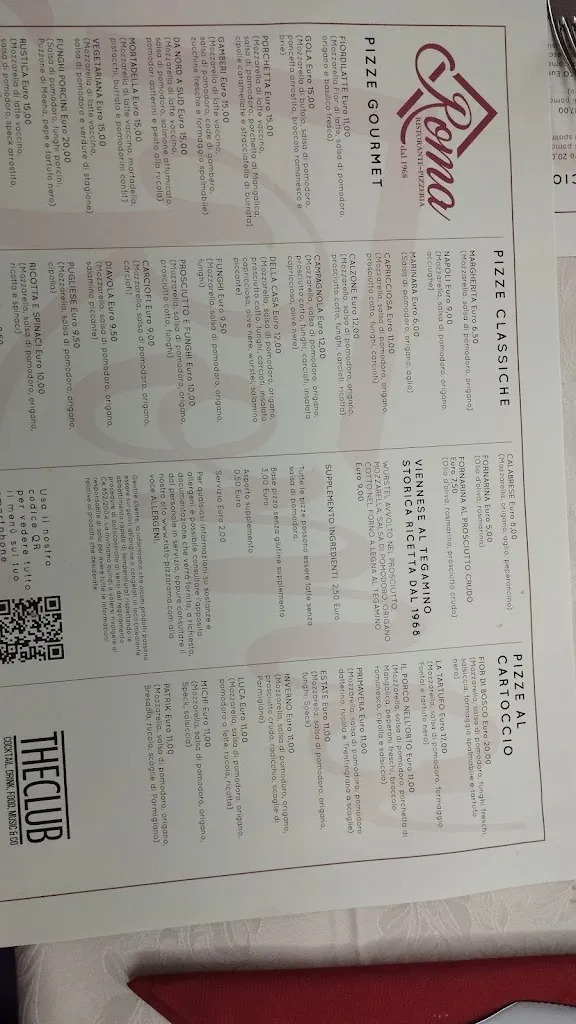 Menü_Ristorante Pizzeria Roma_Tesero_Bild_3