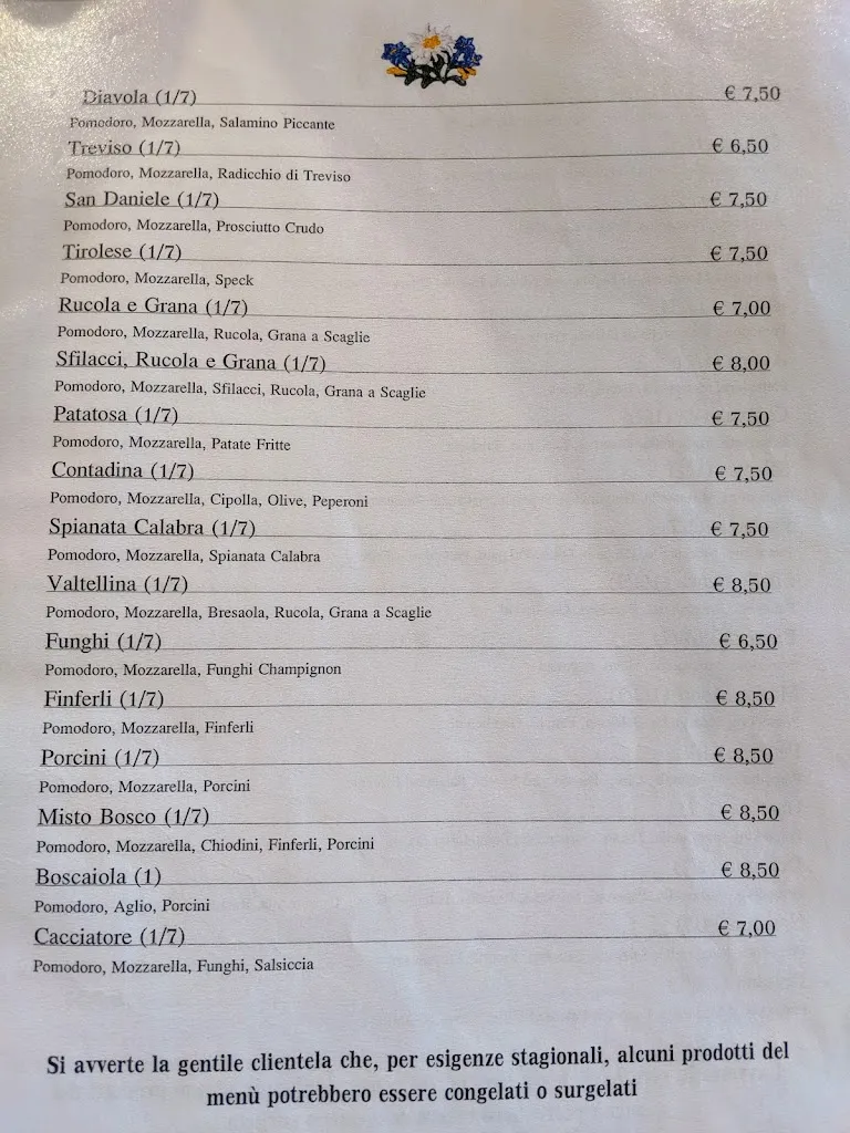 Menu_Pizzeria Ristorante Capriccio_Tonadico_image_3