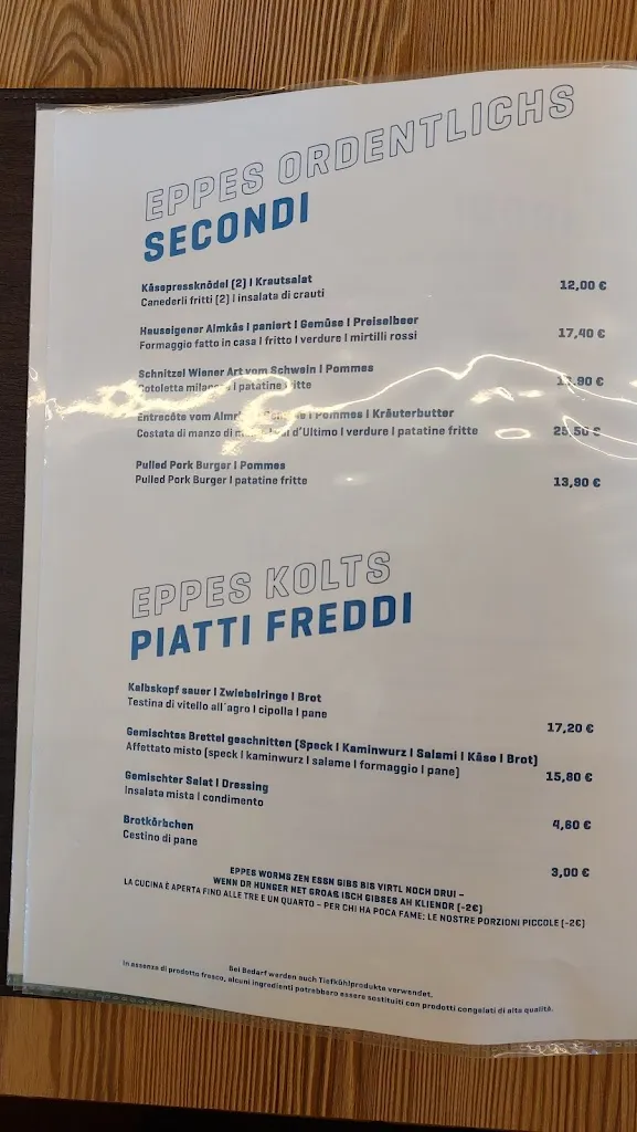 Menü_Ausser Schwemmalm_Ultimo - Ulten_Bild_2