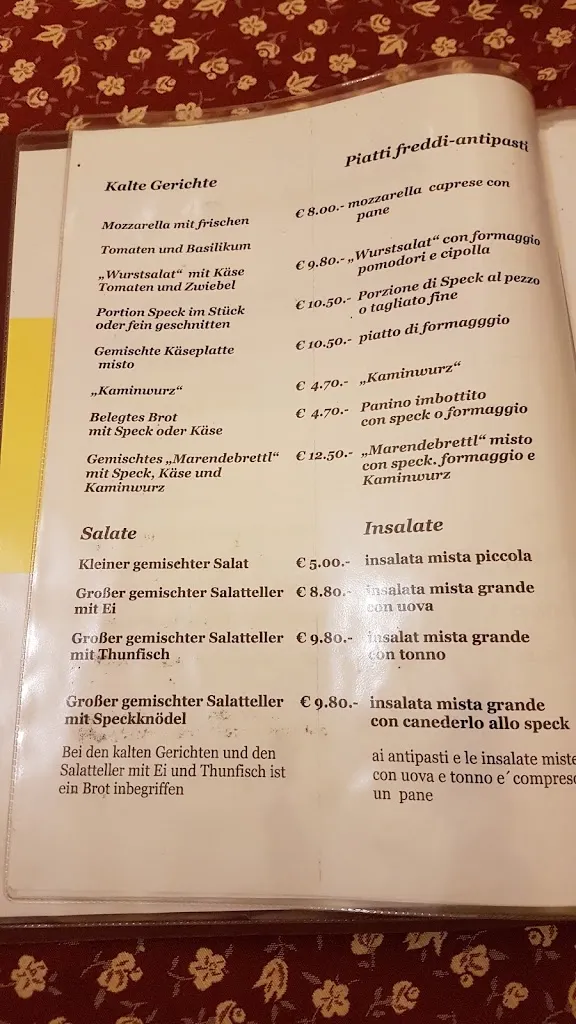 Menu_Andreas Hofer Restaurant_Tirolo_image_2