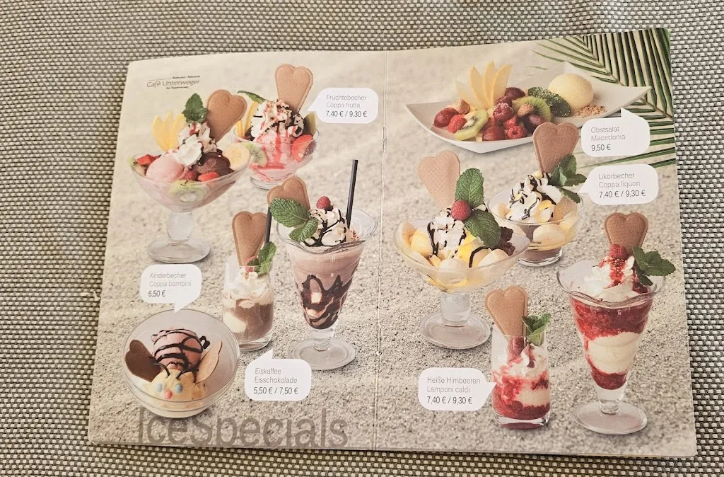 Menu_Cafè Restaurant Unterweger_Tirolo_image_1