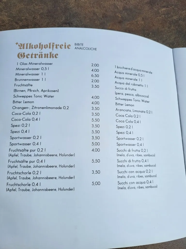 Menu_Schloss Thurnstein_Tirolo_image_1