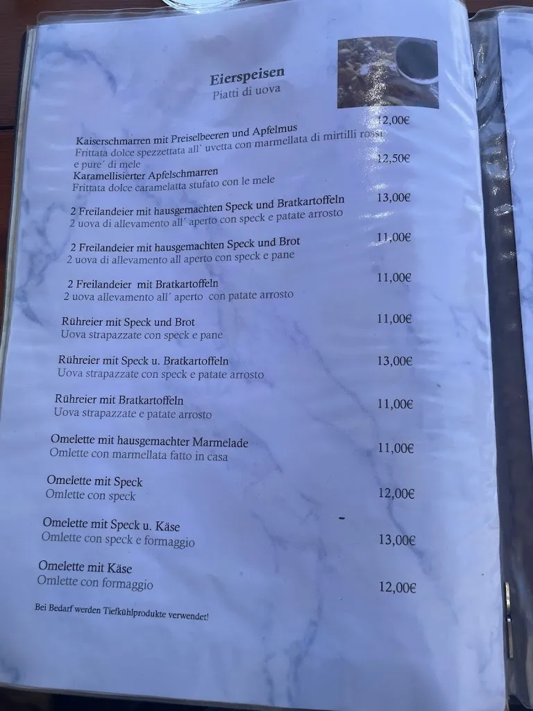 Menu_Berggasthof Oberhochmuthof_Tirolo_immagine_2