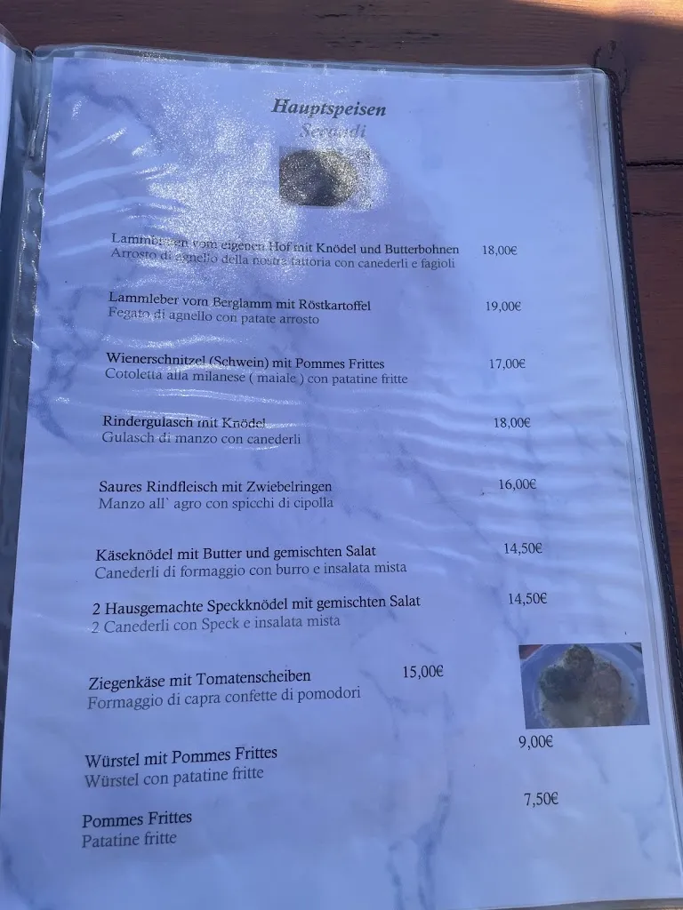 Menu_Berggasthof Oberhochmuthof_Tirolo_immagine_3