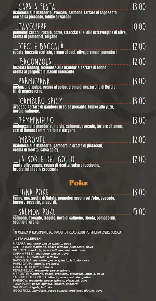 Menu_Calamarando - Fish Bar_Manfredonia_image_2