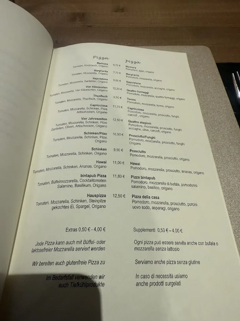 Menu_Binta Ristorante Pizzeria_Valle di Casies - Gsies_image_1