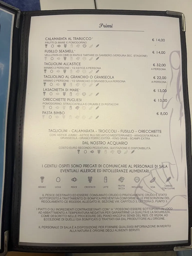 Menu_Seashell Restaurant_Manfredonia_image_1