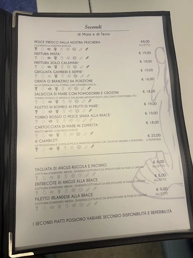 Menu_Seashell Restaurant_Manfredonia_image_2