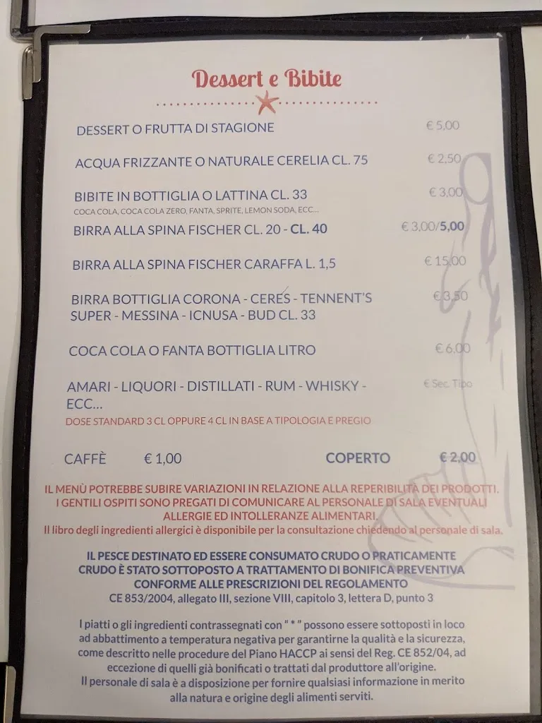 Menu_Seashell Restaurant_Manfredonia_image_3