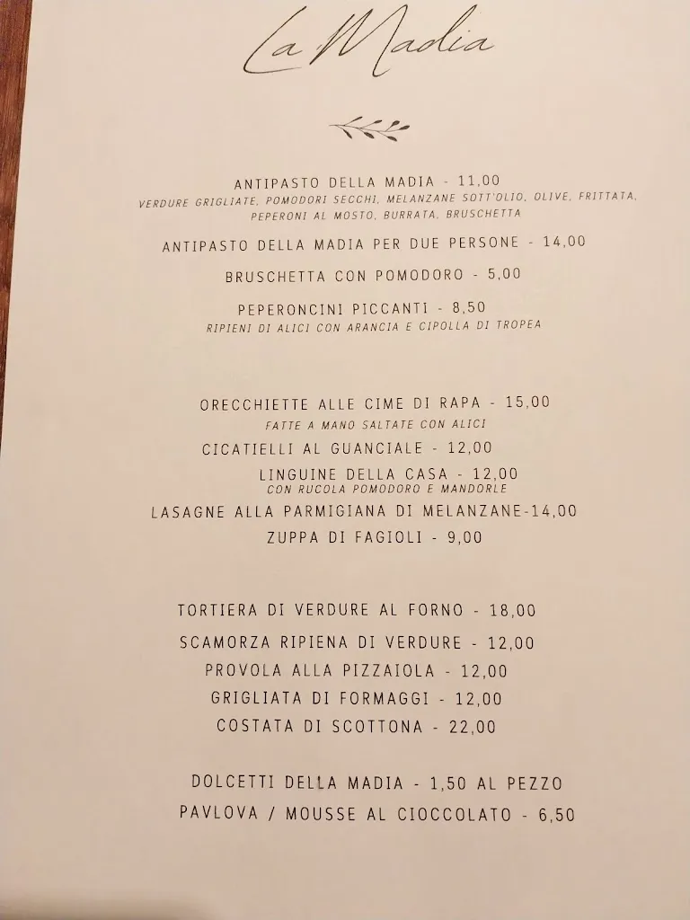 Menu_La Madia Bistrot_Vattaro_image_2