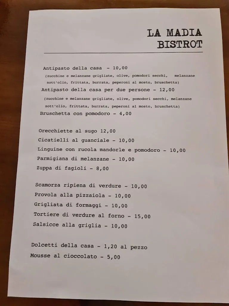 Menu_La Madia Bistrot_Vattaro_image_4