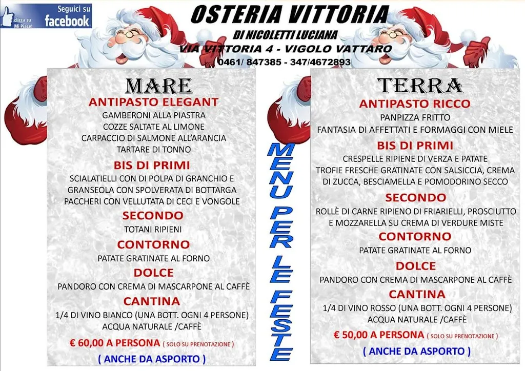 Menu_Osteria Vittoria, Ristorante - Pizzeria_Vattaro_image_3