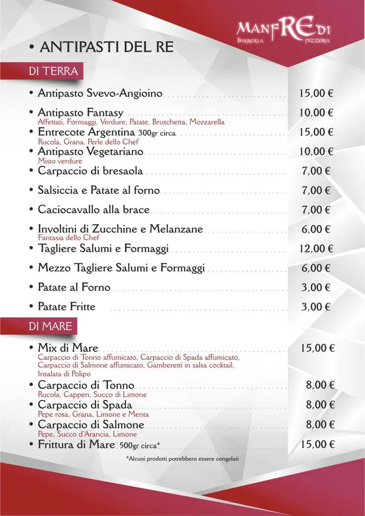 Menu_Pizzeria Re Manfredi_Manfredonia_image_1