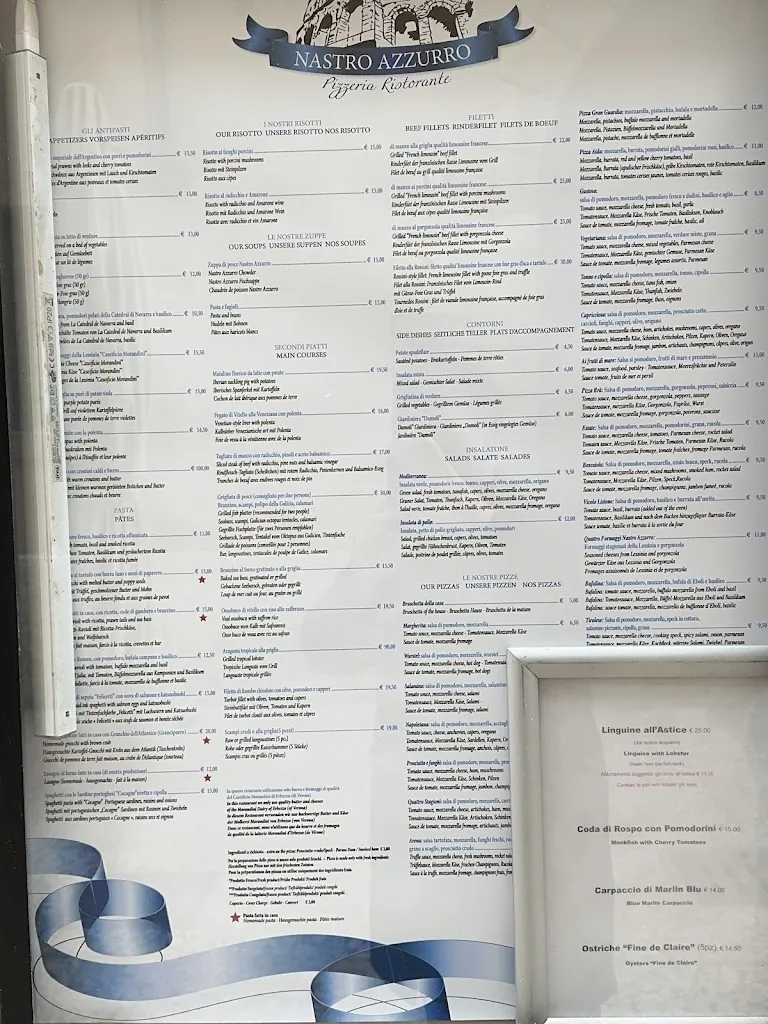 Menü_Ristorante Nastro Azzurro_Verano - Voeran_Bild_3