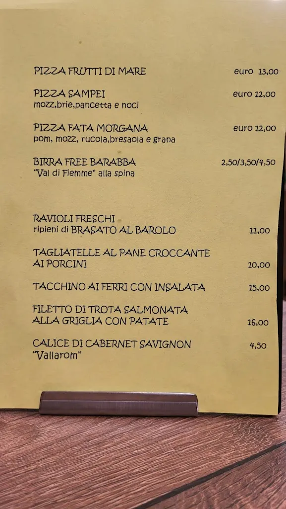 Menu_Pizzeria Ristorante La Grotta - Vigo di Fassa_Vigo di Fassa_image_1