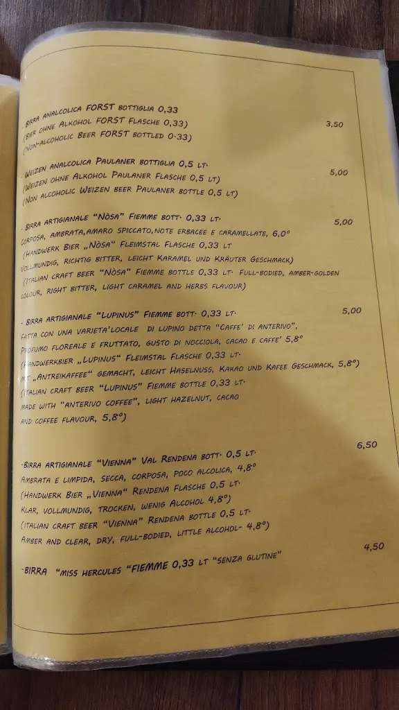 Menu_Pizzeria Ristorante La Grotta - Vigo di Fassa_Vigo di Fassa_image_3