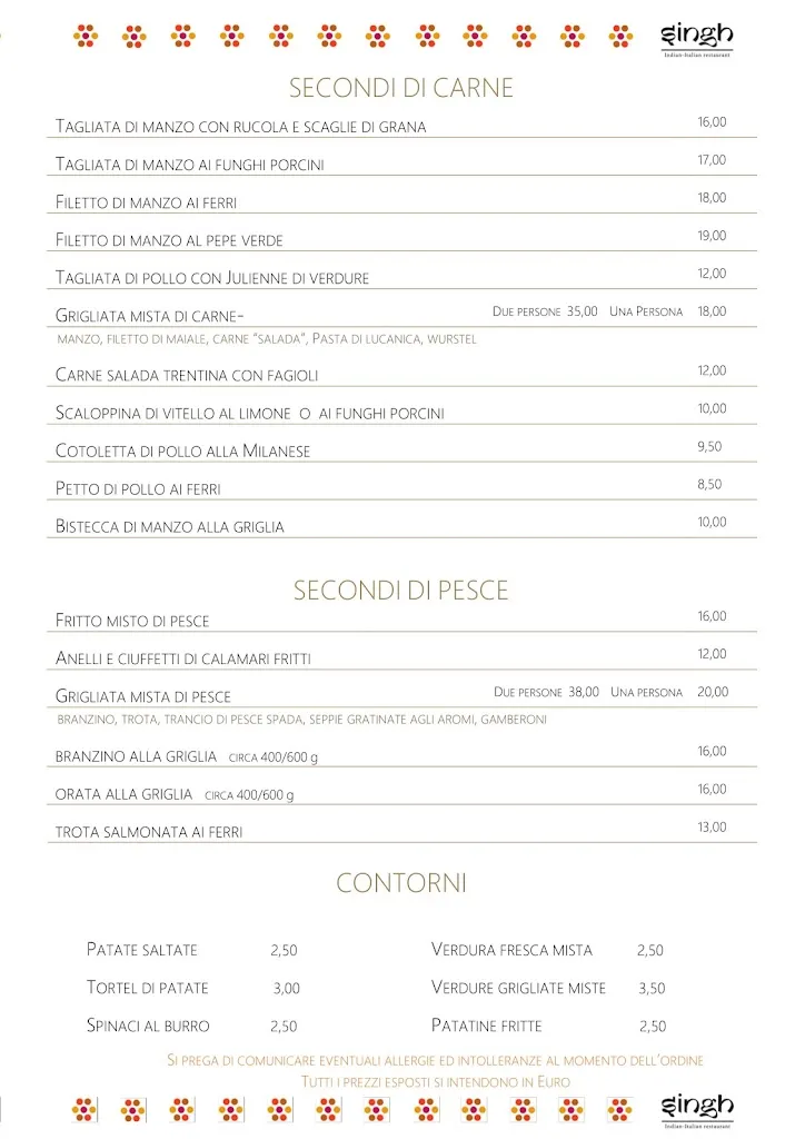 Menu_Ristorante Singh - All'Amicizia_Villa Lagarina_immagine_2