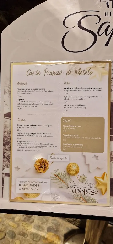 Menu_Garnì Ristorante Pizzeria Casa Moresc_Villa Rendena_immagine_1