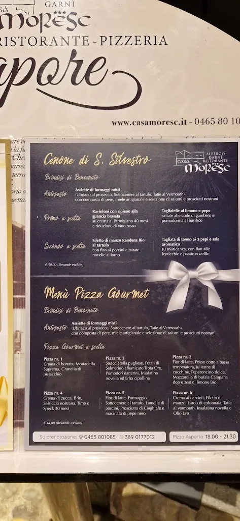 Menu_Garnì Ristorante Pizzeria Casa Moresc_Villa Rendena_immagine_2