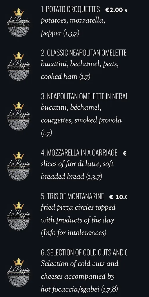 Menu_Pizzeria La Reggia_Albiano Magra_image_1