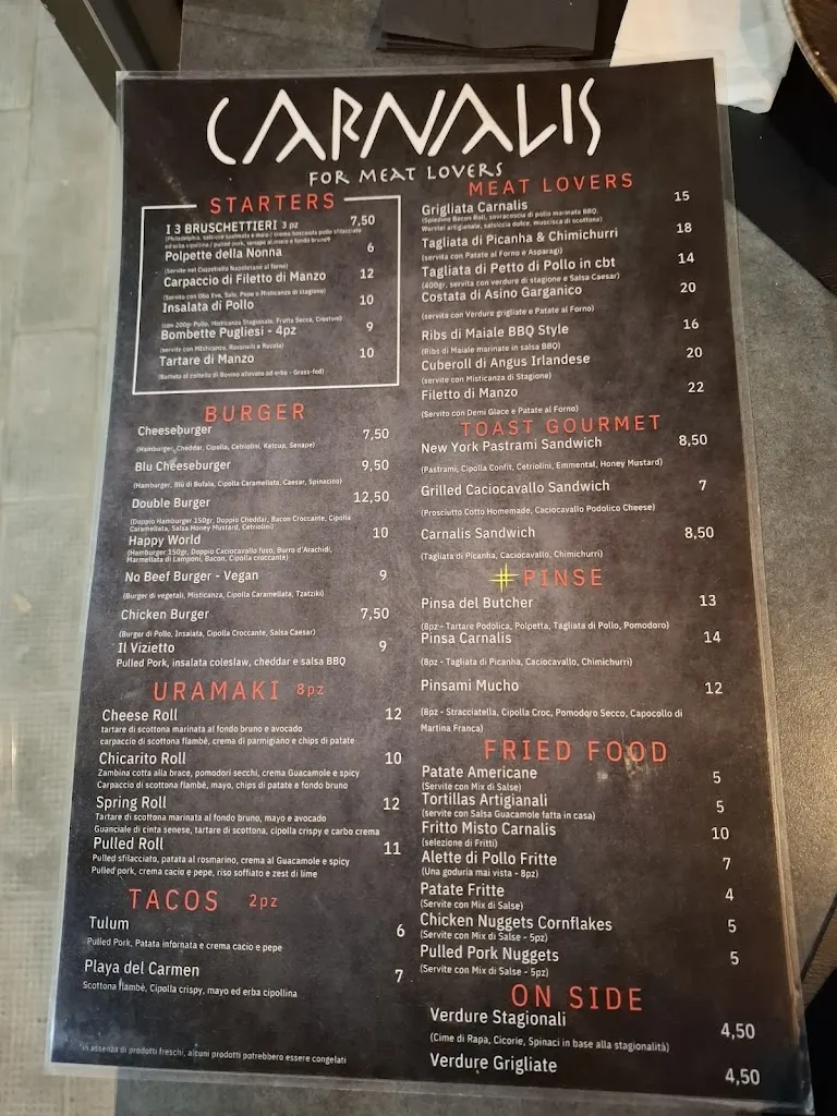 Menu_Carnalis Steakhouse_Manfredonia_image_1