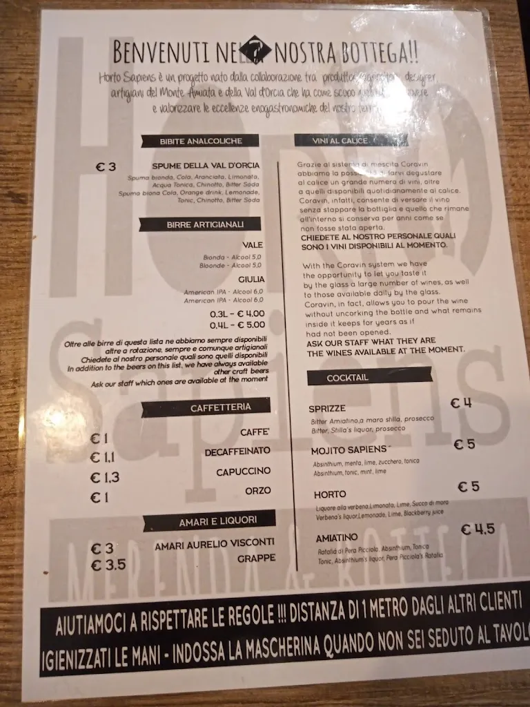 Menu_Horto Sapiens_Abbadia San Salvatore_image_2