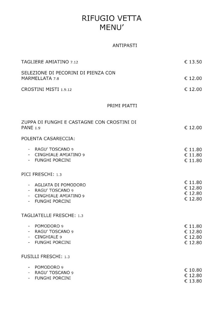 Menu_Rifugio Vetta Ristorante & Camere_Abbadia San Salvatore_image_3