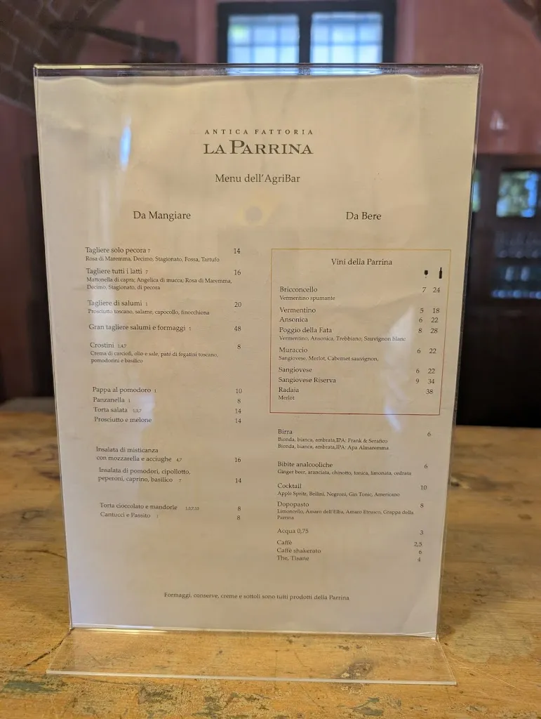 Menu_Il Ristorante di Antica Fattoria La Parrina_Albinia_image_1