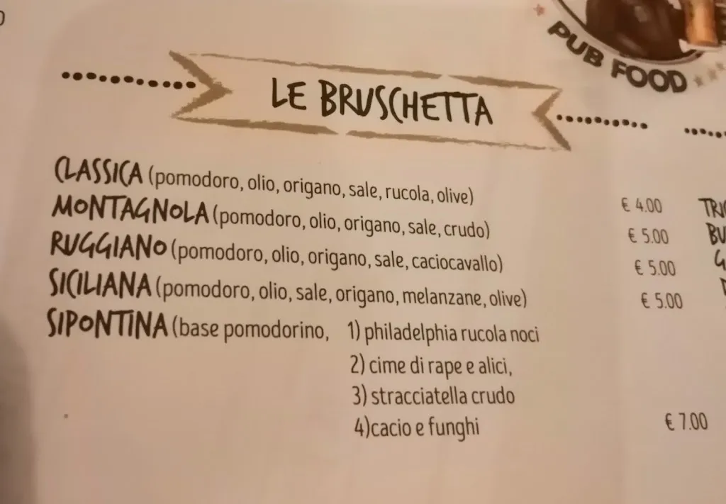 Menu_Coyote Ugly Manfredonia_Manfredonia_image_2