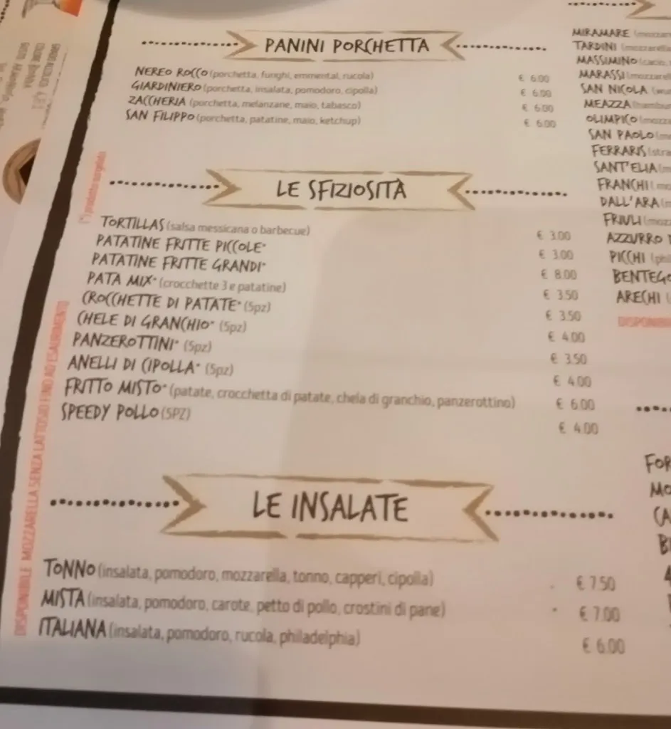 Menu_Coyote Ugly Manfredonia_Manfredonia_image_3