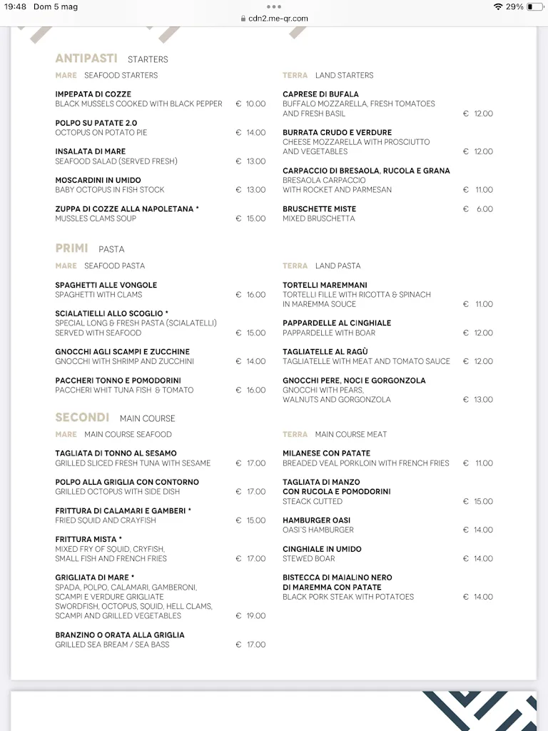 Menu_Ristorante Oasi_Albinia_immagine_2