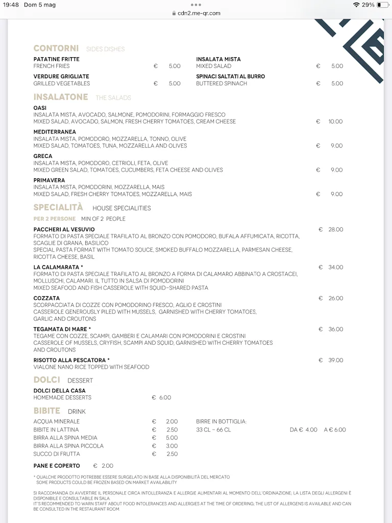 Menu_Ristorante Oasi_Albinia_immagine_3