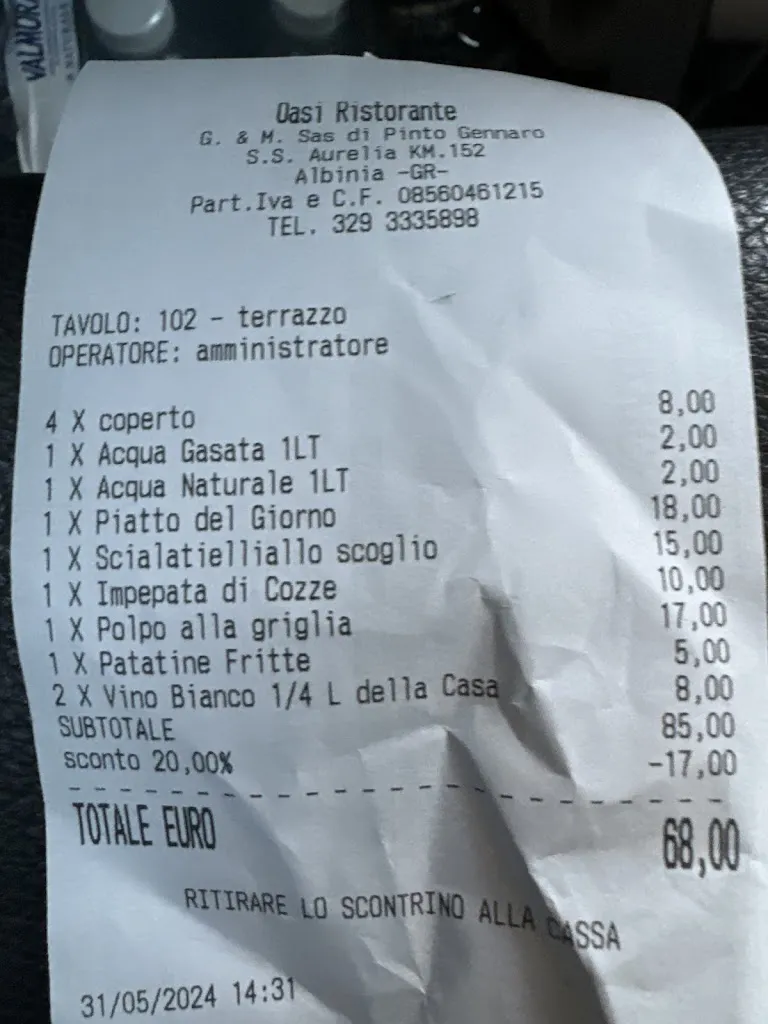 Alisher Mekhmonov_Ristorante Oasi_Albinia_recensione