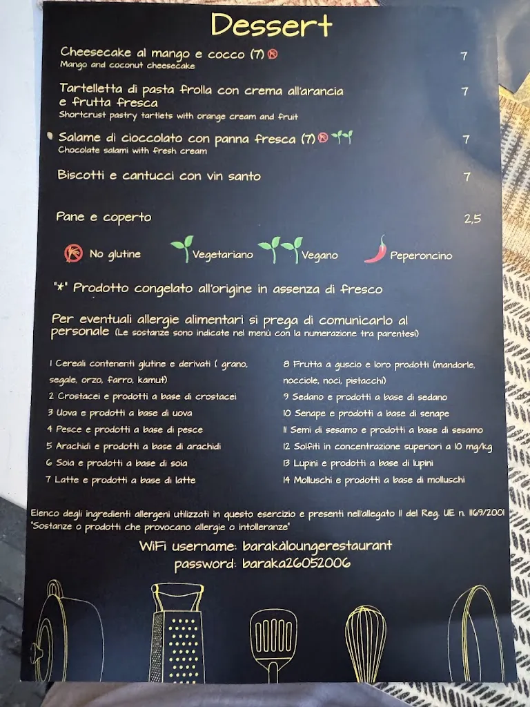 Menu_baraka' lounge restaurant_Albinia_image_3