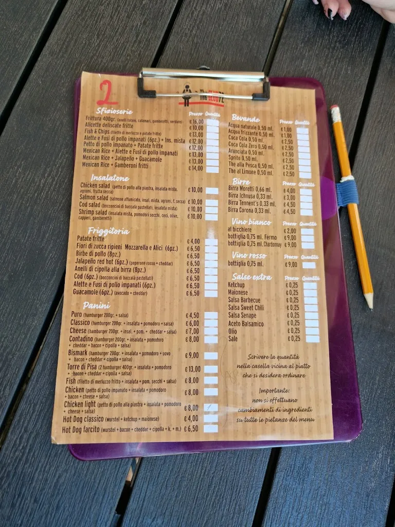 Menu_The Club 72_Albinia_image_1